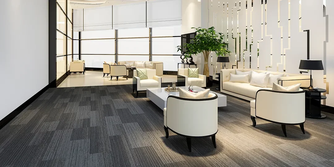 Commercial Carpet Flooring in Hotel Lobby | Bob & Pete's Floors